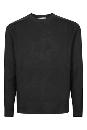 Black virgin wool jumper PAOLO PECORA | A040F0049000